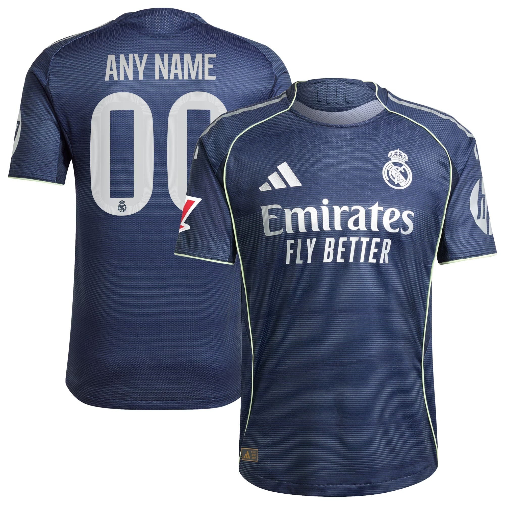 Real Madrid 2025/26 Away Custom Soccer Shirt - Blue