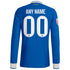 Real Madrid 2025/26 Third Long Sleeve Custom Soccer Shirt - Blue