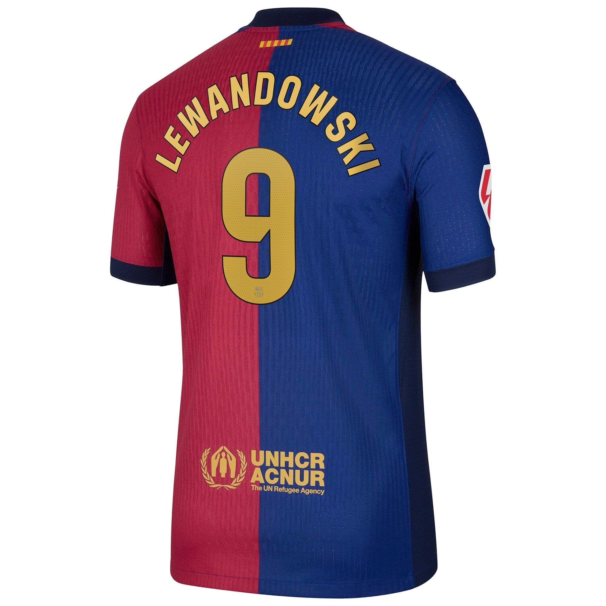 Robert Lewandowski Barcelona 2024/25 Home Player Soccer Shirt - Royal