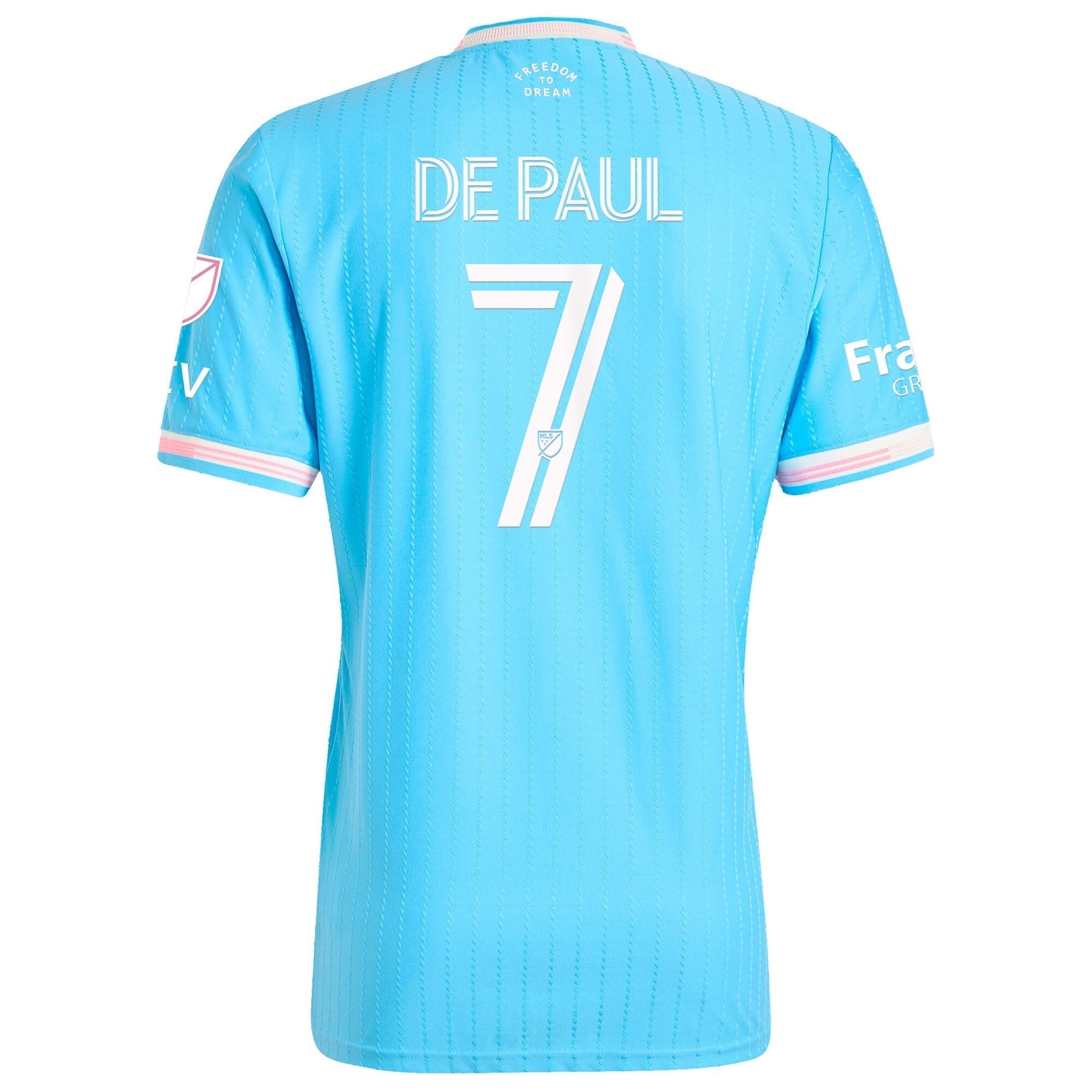 Rodrigo De Paul Inter Miami CF Originals 2025 Third Player Soccer Shirt - Blue