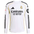 Rodrygo Real Madrid 2025/26 Home Long Sleeve Soccer Shirt - White
