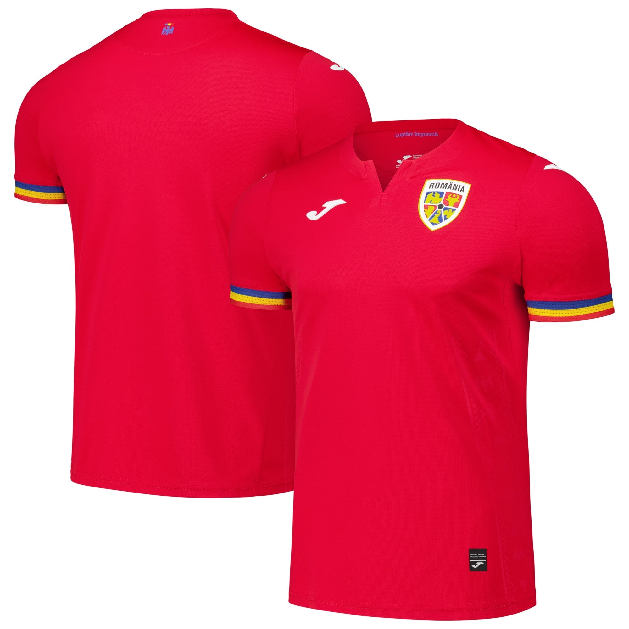 Romania National Team 2024 Away Soccer Shirt - Red