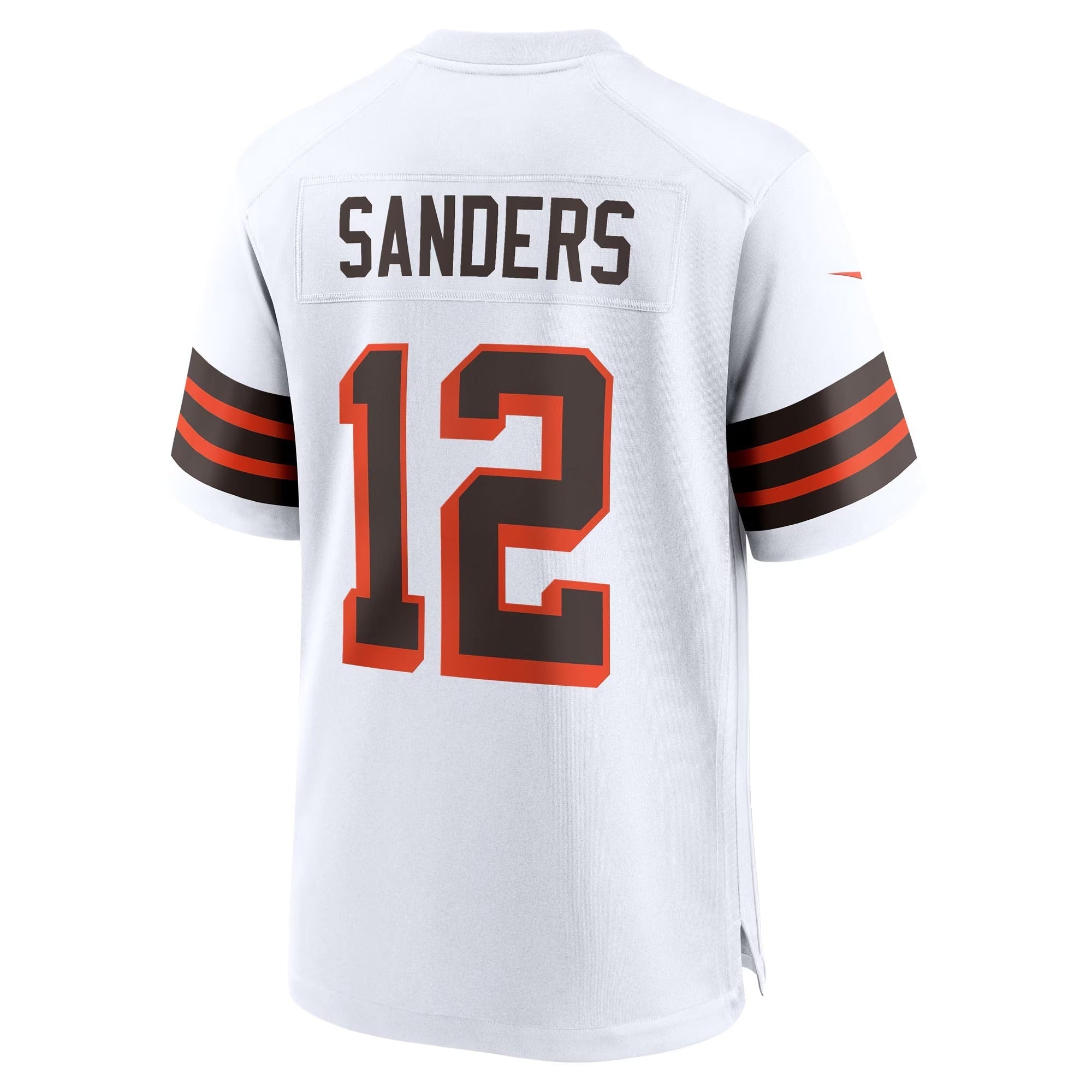 Shedeur Sanders Cleveland Browns Authentic 2025 NFL Draft 2nd Alternate Game Soccer Shirt - White