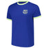 Hygo Shirts™ Barcelona Goal Line Ringer Sport Design Sweden T-Shirt – Royal