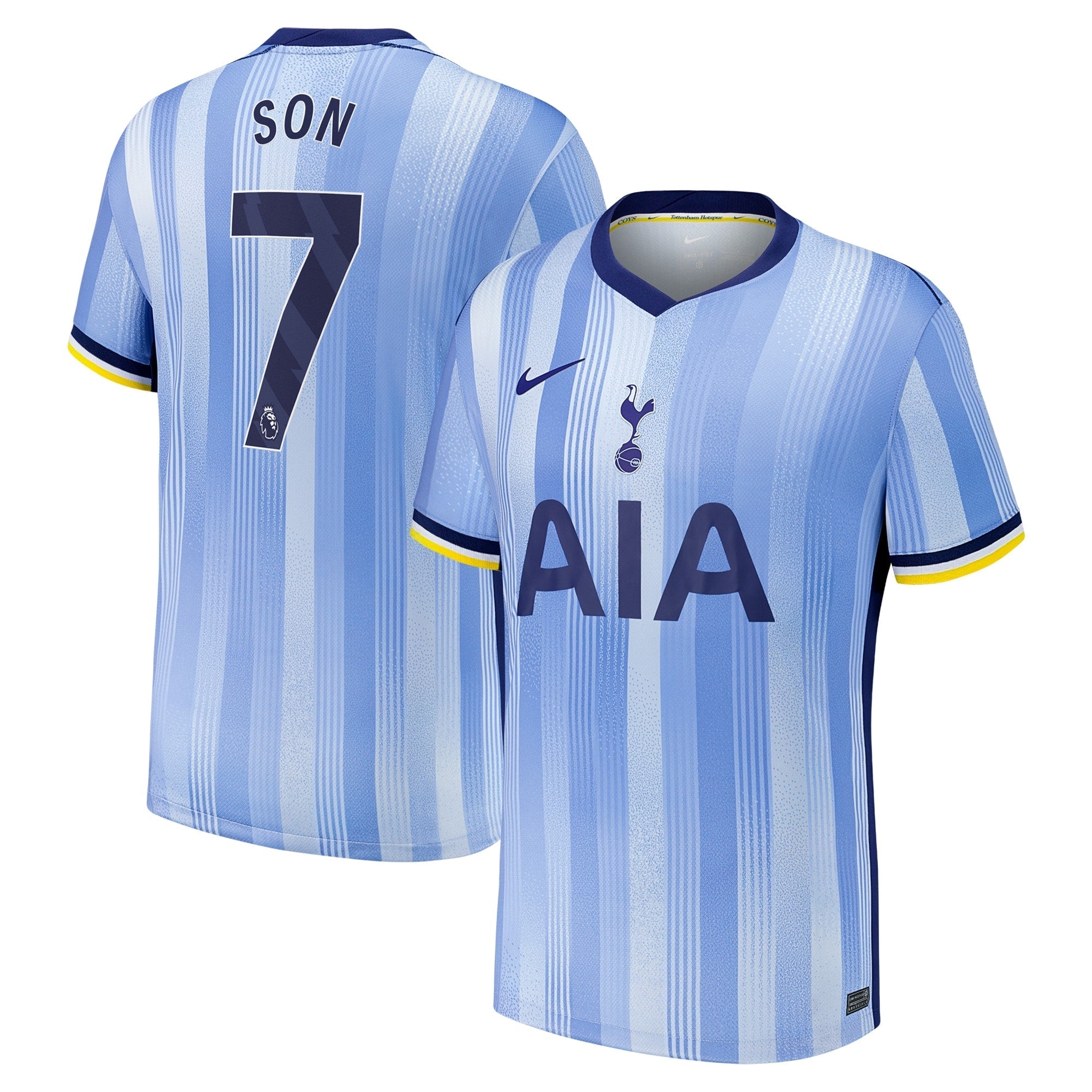 Son Heung-Min Tottenham Hotspur 2024/2025 Away Player Soccer Shirt - Blue