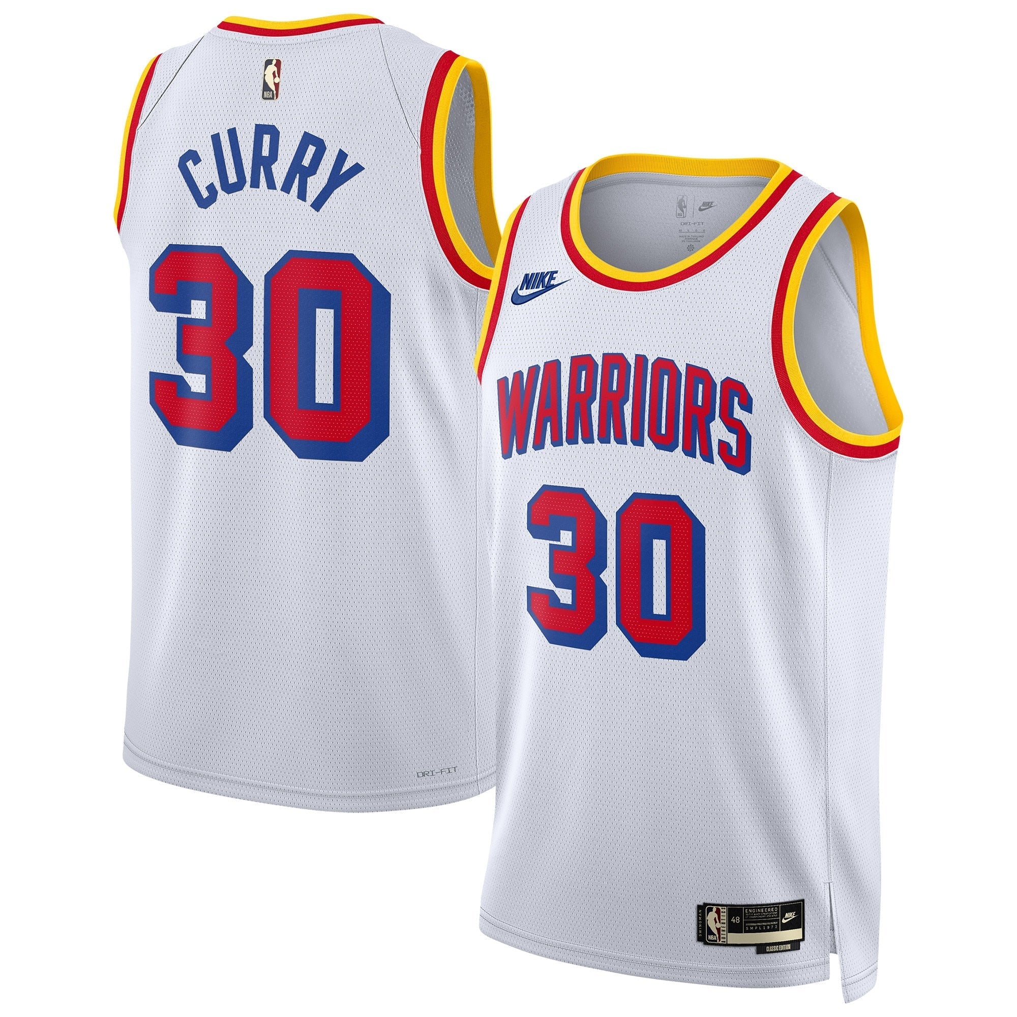 Stephen Curry Golden State Warriors Unisex 2024/25 Swingman Soccer Shirt - White - Classic Edition
