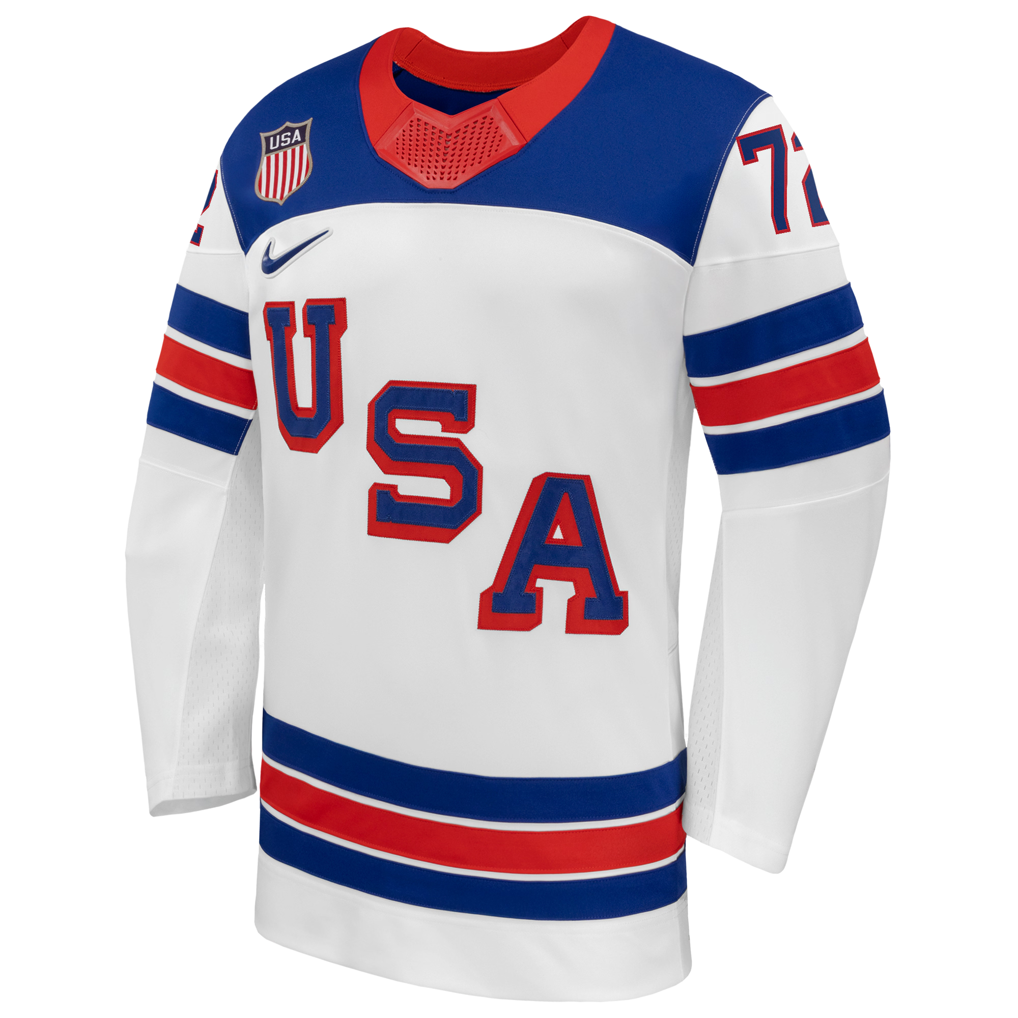 Tage Thompson #72 USA Hockey 2026 Away Jersey - Nike White