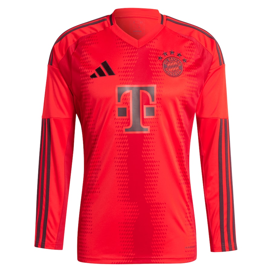 Thomas Müller Bayern Munich  2024/2025 Home Long Sleeve Player Soccer Shirt - Red