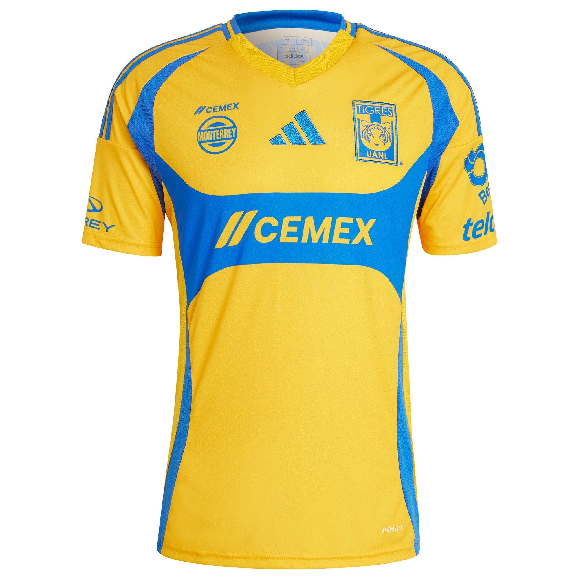 Tigres UANL 2024/25 Home Custom Soccer Shirt - Gold