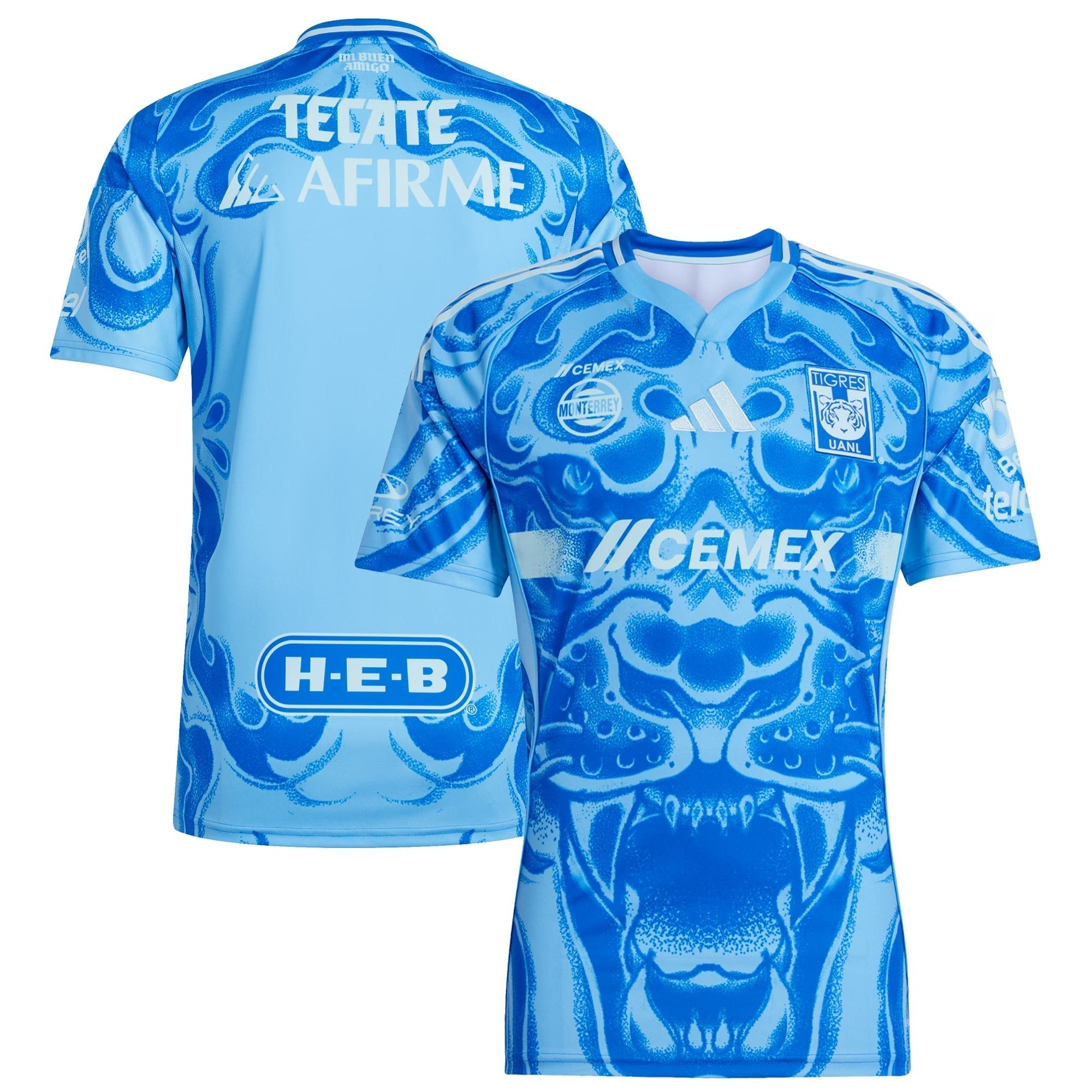Tigres UANL 2025/26 Away Soccer Shirt - Blue