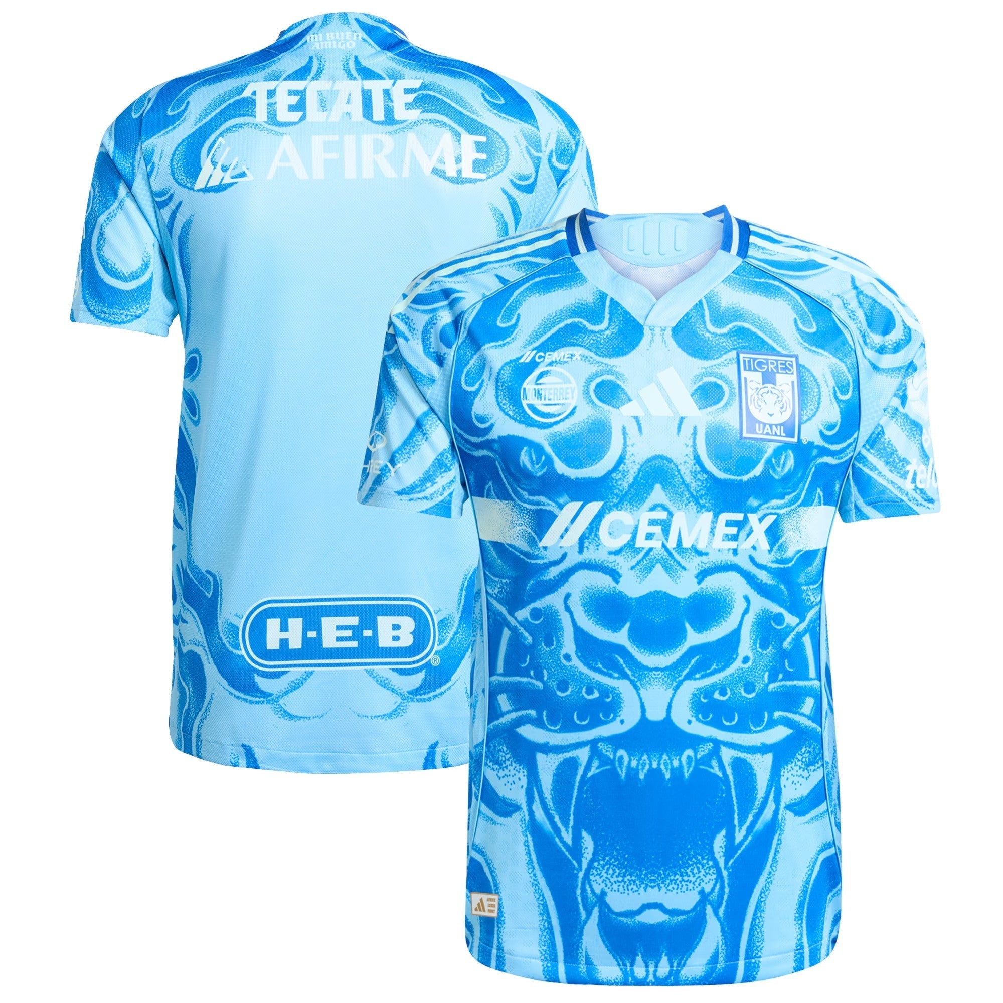 Tigres UANL 2025/26 Away Soccer Shirt - Blue