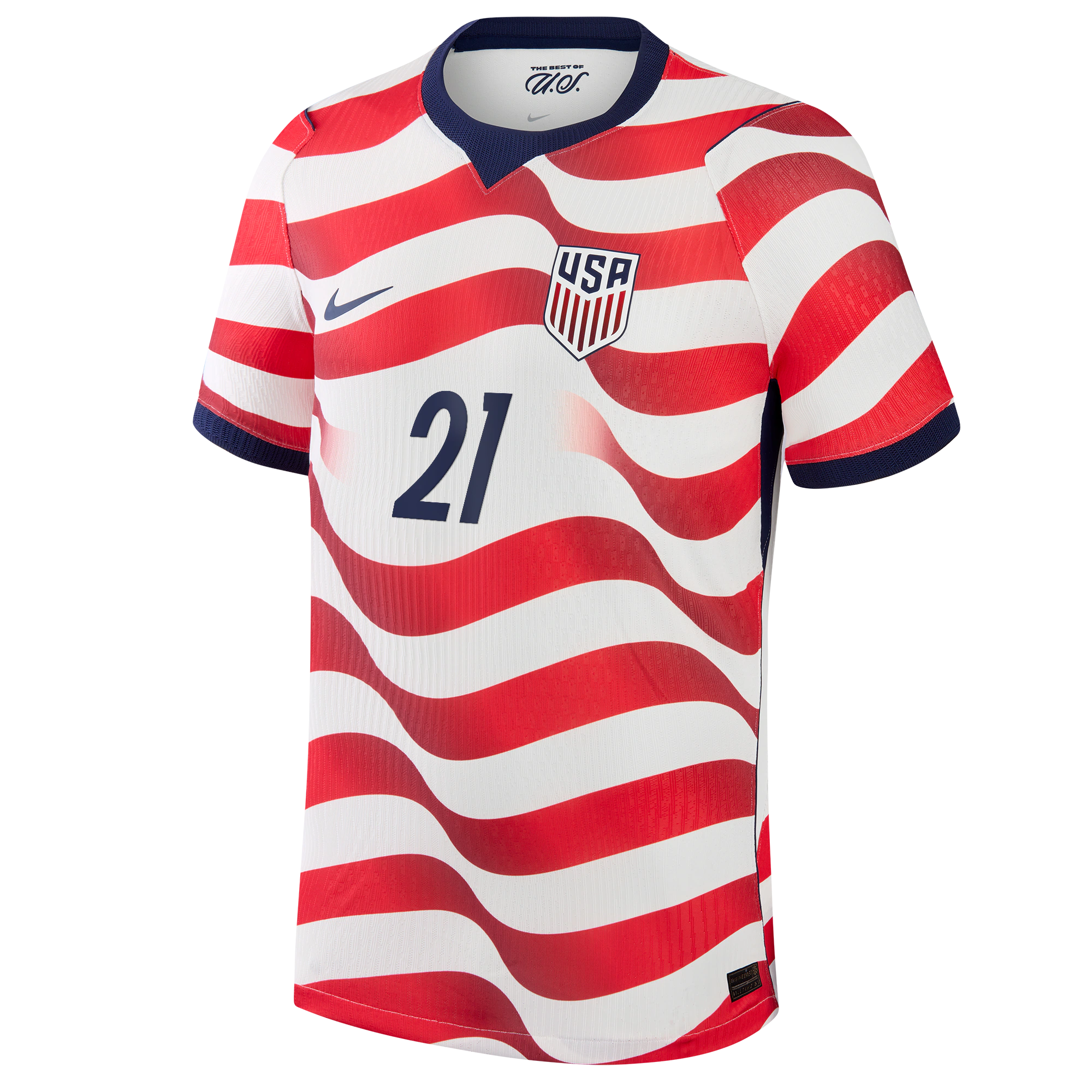 Timothy Weah USMNT Nike 2026 Home Match Jersey - White