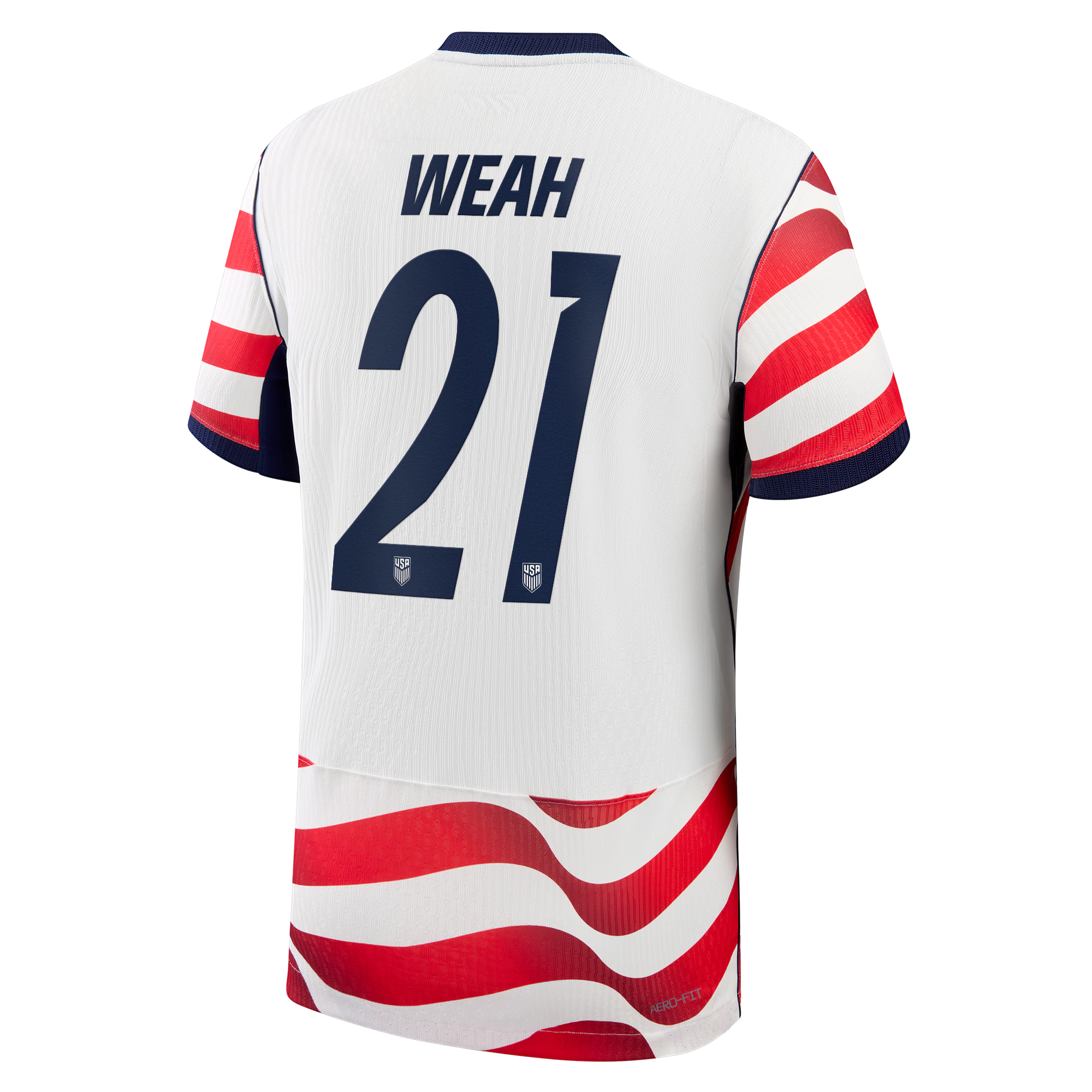 Timothy Weah USMNT Nike 2026 Home Match Jersey - White