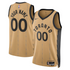 Toronto Raptors Unisex 2023/24 customized Swingman Shirt - Gold - City Edition
