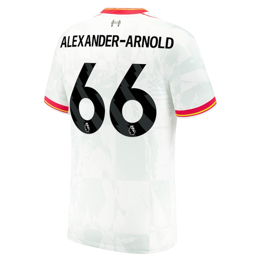 Trent Alexander-Arnold Liverpool 2024/25 Third Soccer Shirt - White