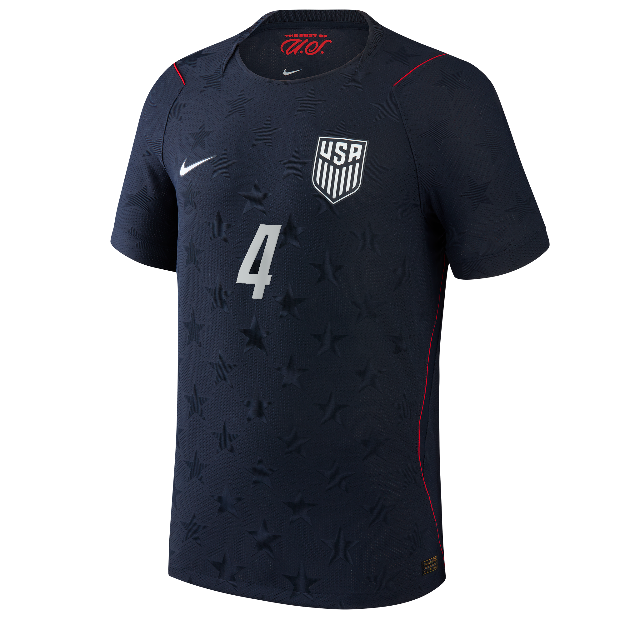 Tyler Adams USMNT 2026 Away Match Jersey Blue | Nike USA Soccer Jersey