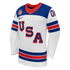 USA Hockey Nike 2026 Away Supporter Edition Custom Jersey – White/Blue/Red