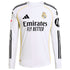 Vini Jr. Real Madrid 2025/26 Home Long Sleeve Soccer Shirt - White