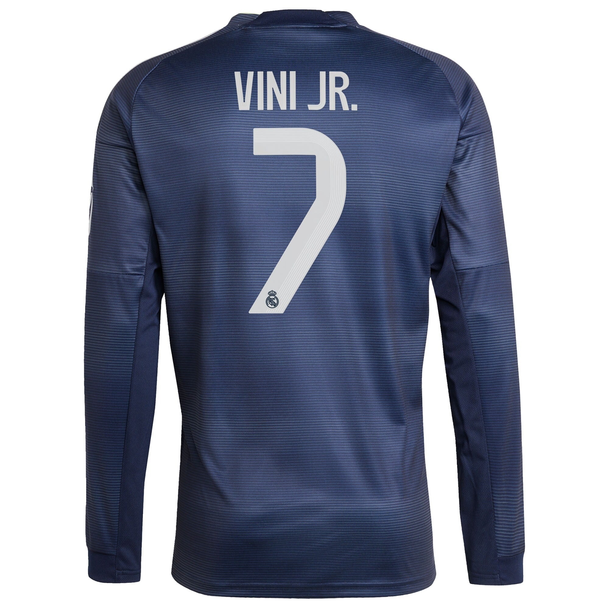 Vini Jr. Real Madrid 2025/26 Home Long Sleeve Player Soccer Shirt - Blue