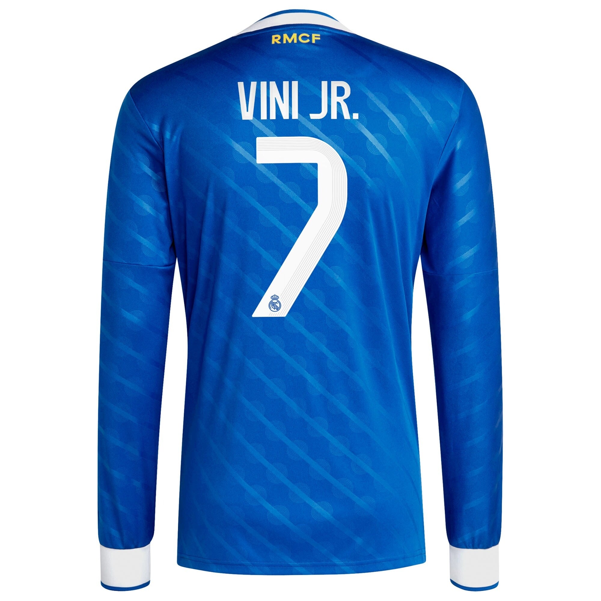 Vinicius Junior Real Madrid 2025/26 Third Long Sleeve Player Soccer Shirt - Blue