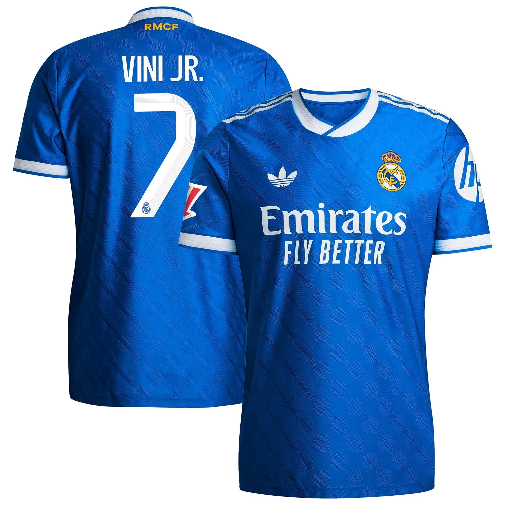 Vinicius Junior Real Madrid 2025/26 Third Player Soccer Shirt - Blue