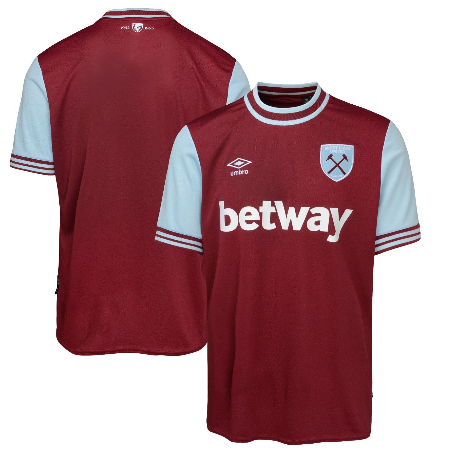 West Ham United Umbro 2024/2025 Home Customized Soccer Shirt – Claret