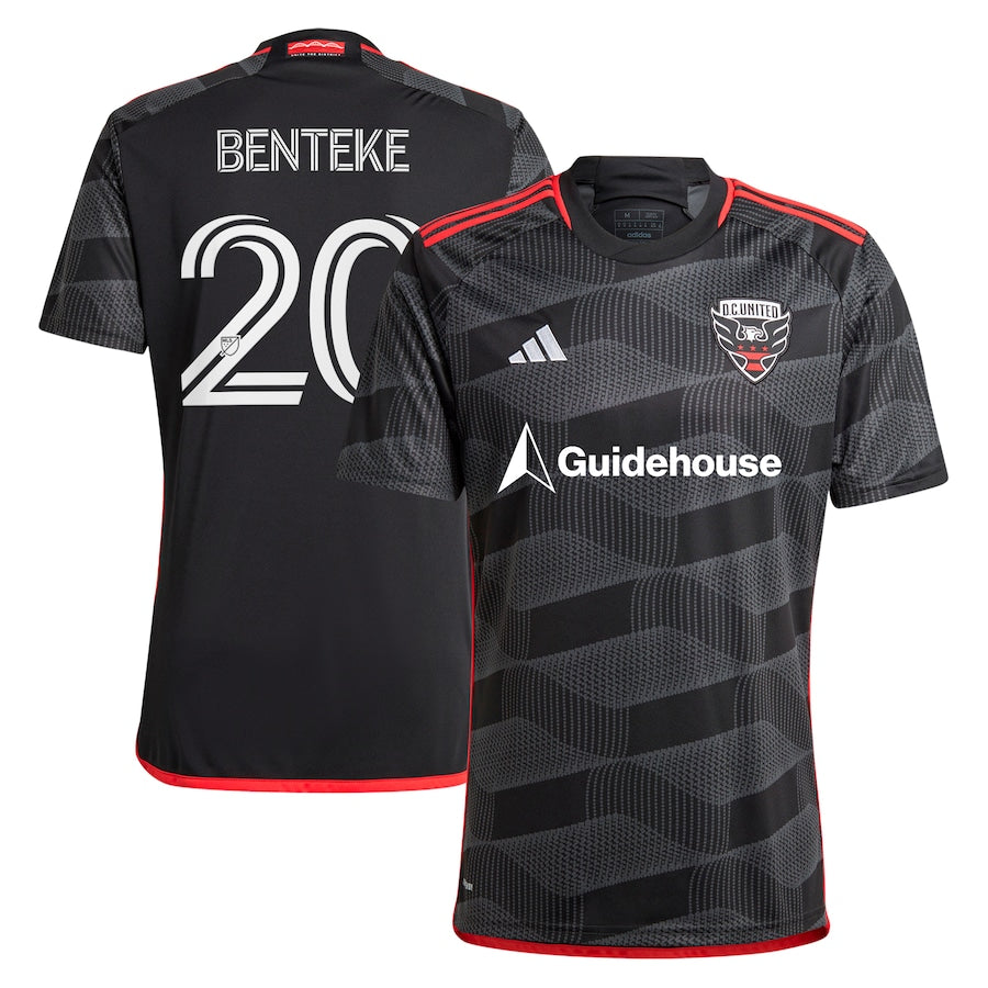 Christian Benteke D.C. United  2024 The Icon Kit Player Soccer Shirt – Black