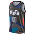 Brooklyn Nets  Unisex 2023/24 customized Swingman Shirt - Black - City Edition