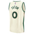 Jayson Tatum Boston Celtics Fanatics Branded 2023/24 Fast Break Shirt - White - City Edition