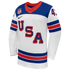 Hygo Shirts Nike Quinn Hughes US Hockey 2026 Away Jersey - White