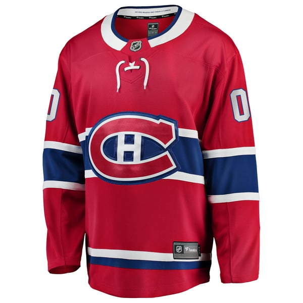 Hygo Shirts Montreal Canadiens Fanatics Home Breakaway Custom Jersey Red