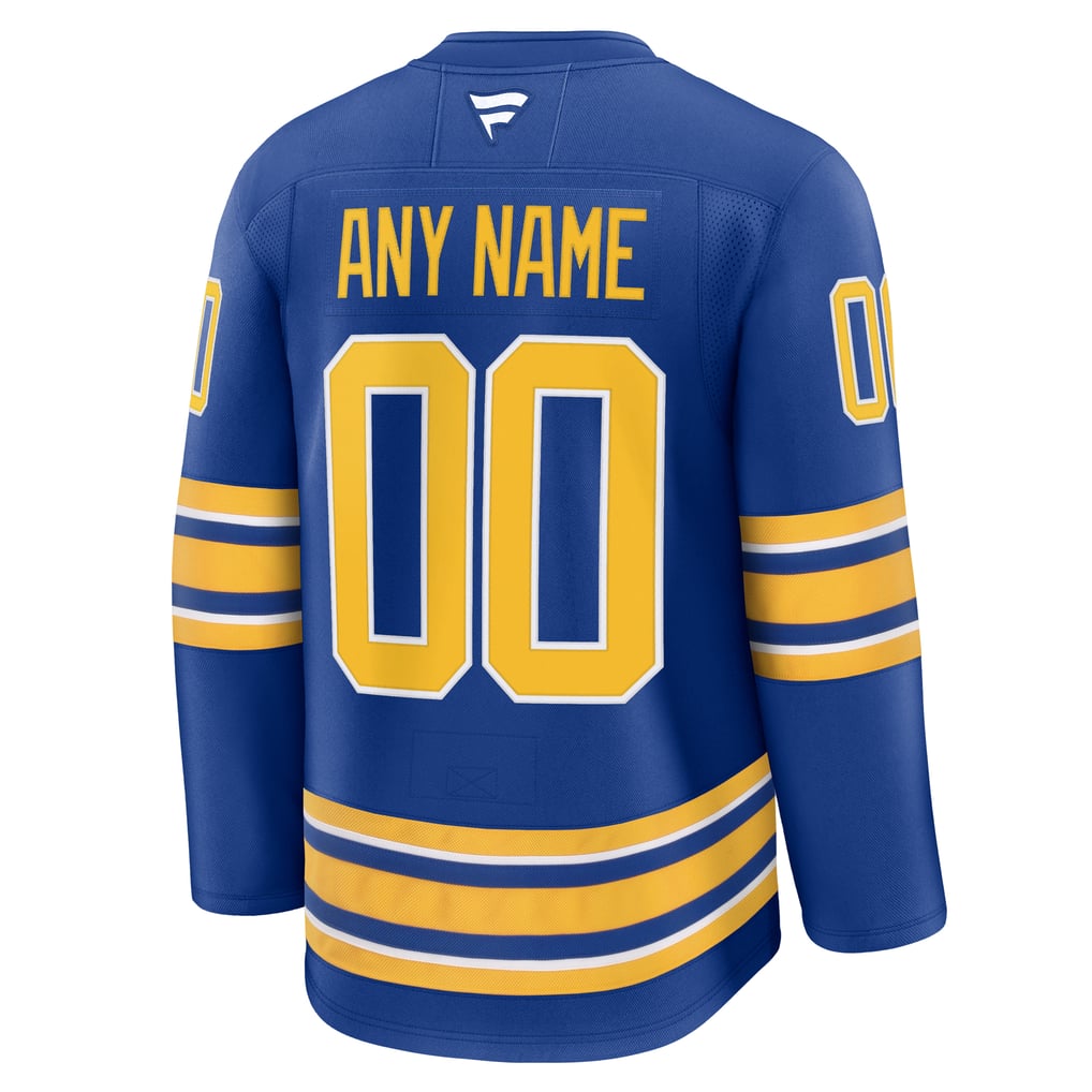 Hygo Shirts Fanatics Buffalo Sabres Home Premium Custom Jersey Royal