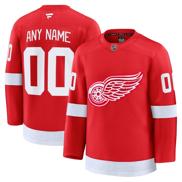 Hygo Shirts Detroit Red Wings Fanatics Home Premium Custom Jersey
