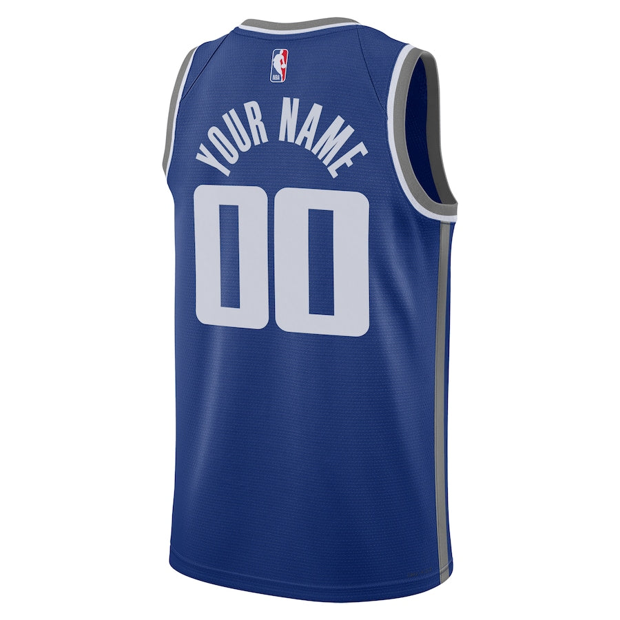Sacramento Kings  Unisex 2023/24 customized Swingman Shirt - Blue - City Edition