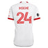 adidas Lorenzo Insigne Toronto FC jersey white with red number 24 and name on back