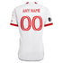 adidas Toronto FC 2025 kit white jersey with red accents and customizable name and number on back