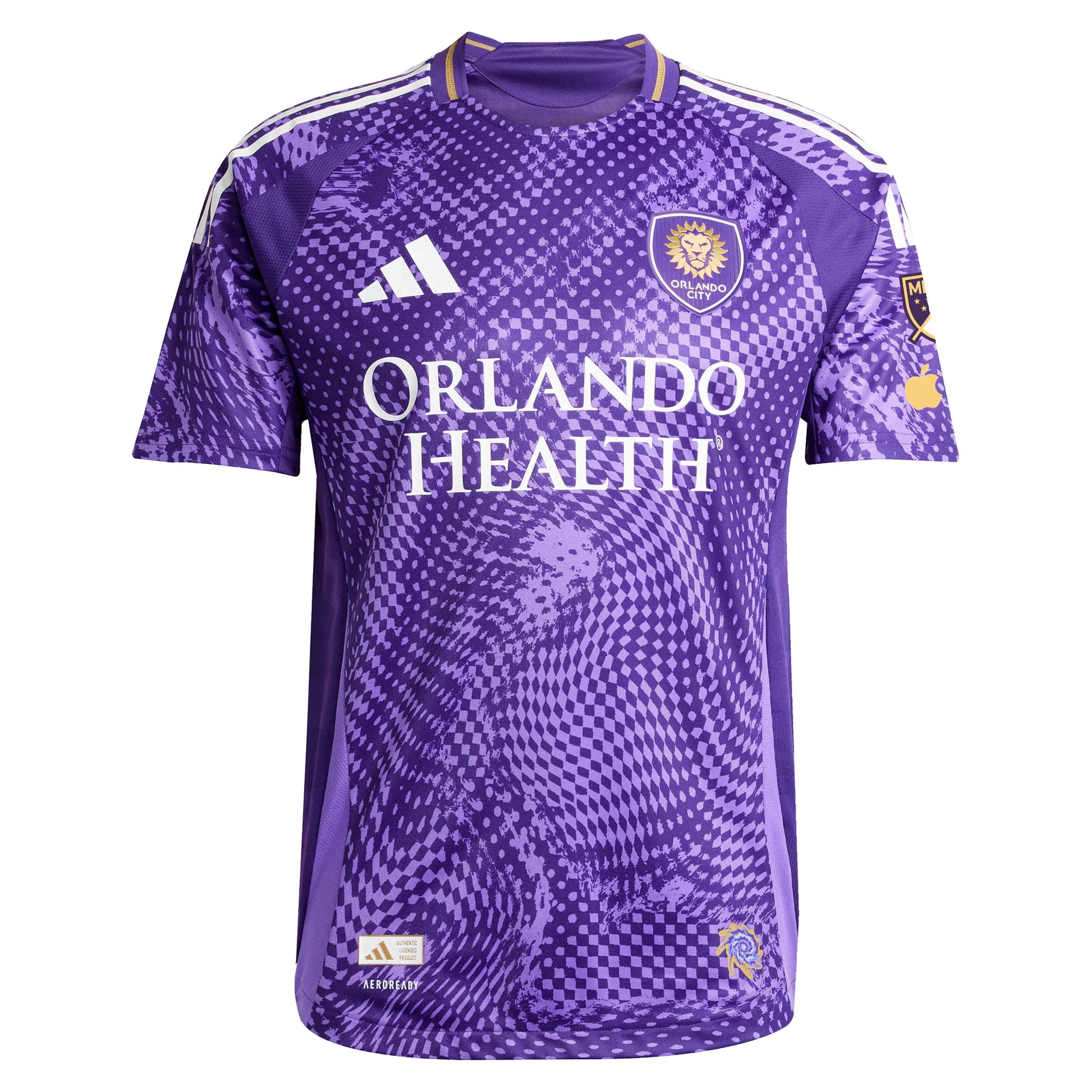 adidas Antoine Griezmann #7 Orlando City SC 2025 Perfect Storm Jersey - Purple