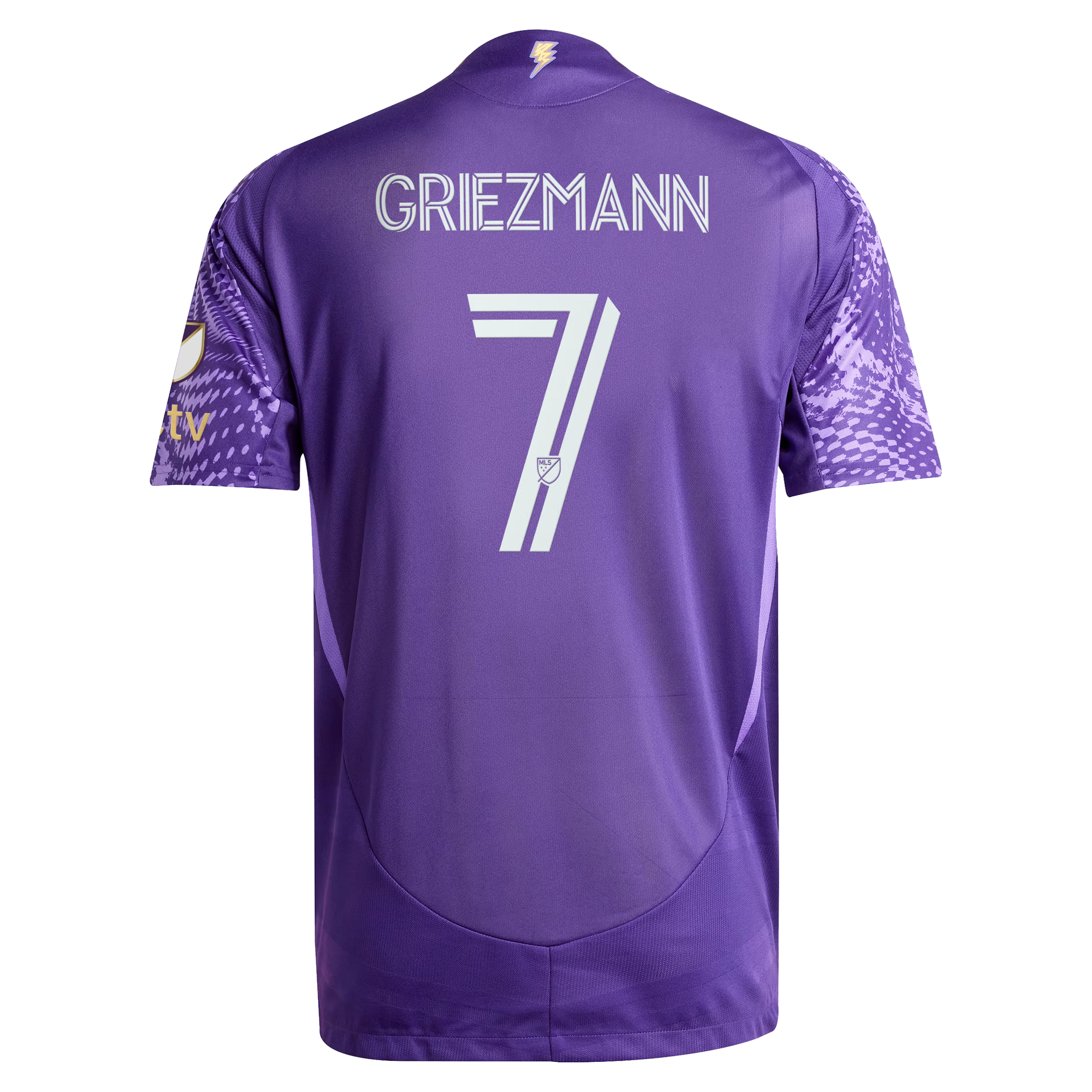 adidas Antoine Griezmann #7 Orlando City SC 2025 Perfect Storm Jersey - Purple