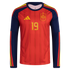 adidas Spain National Team 2026 Home Supporter Edition Long Sleeve Jersey – Lamine Yamal #19 – Red