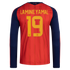adidas Spain National Team 2026 Home Supporter Edition Long Sleeve Jersey – Lamine Yamal #19 – Red