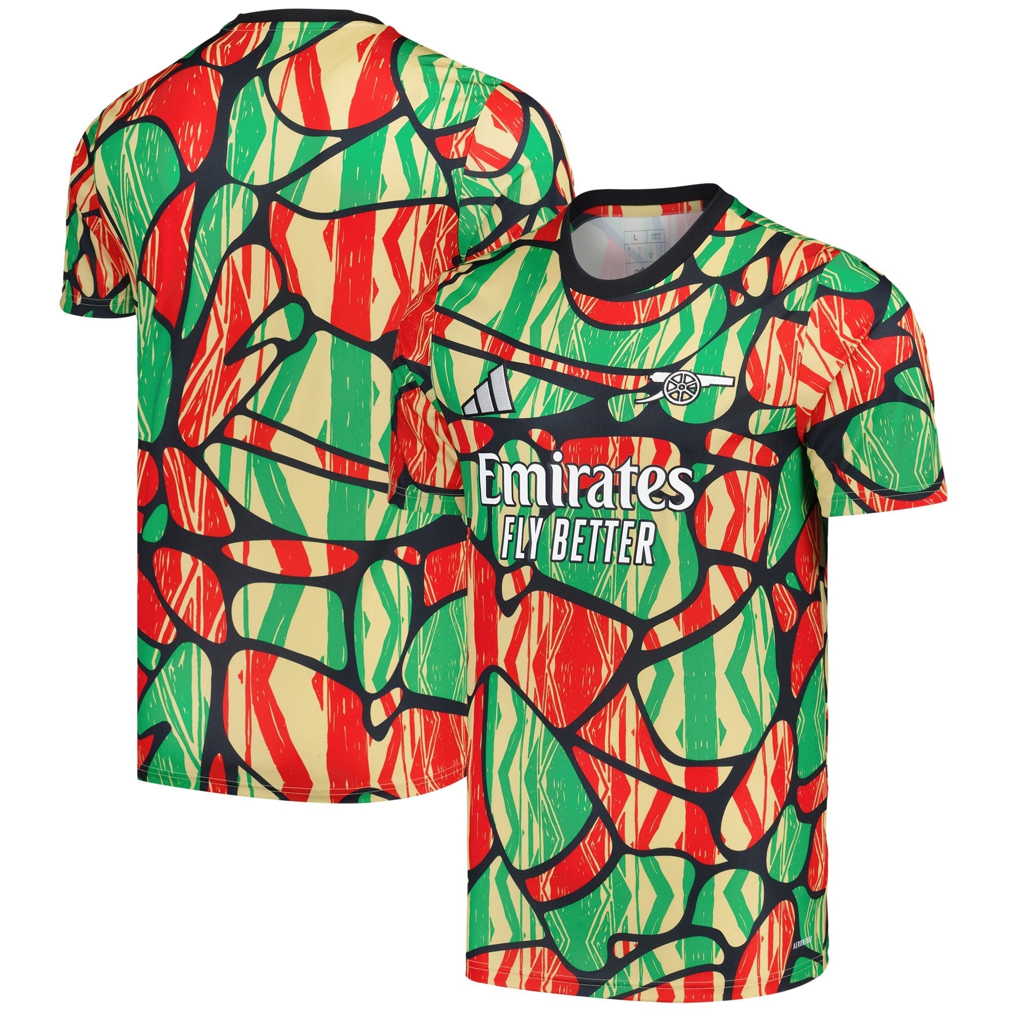 Arsenal 2025 Pre Match Top - Red