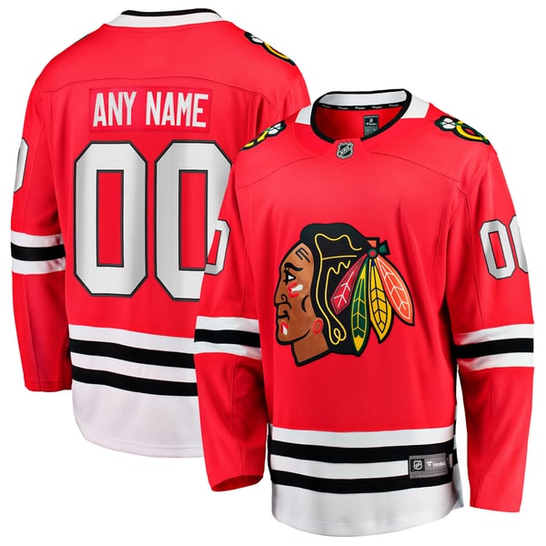 Hygo Shirts Chicago Blackhawks Fanatics Home Breakaway Jersey Red