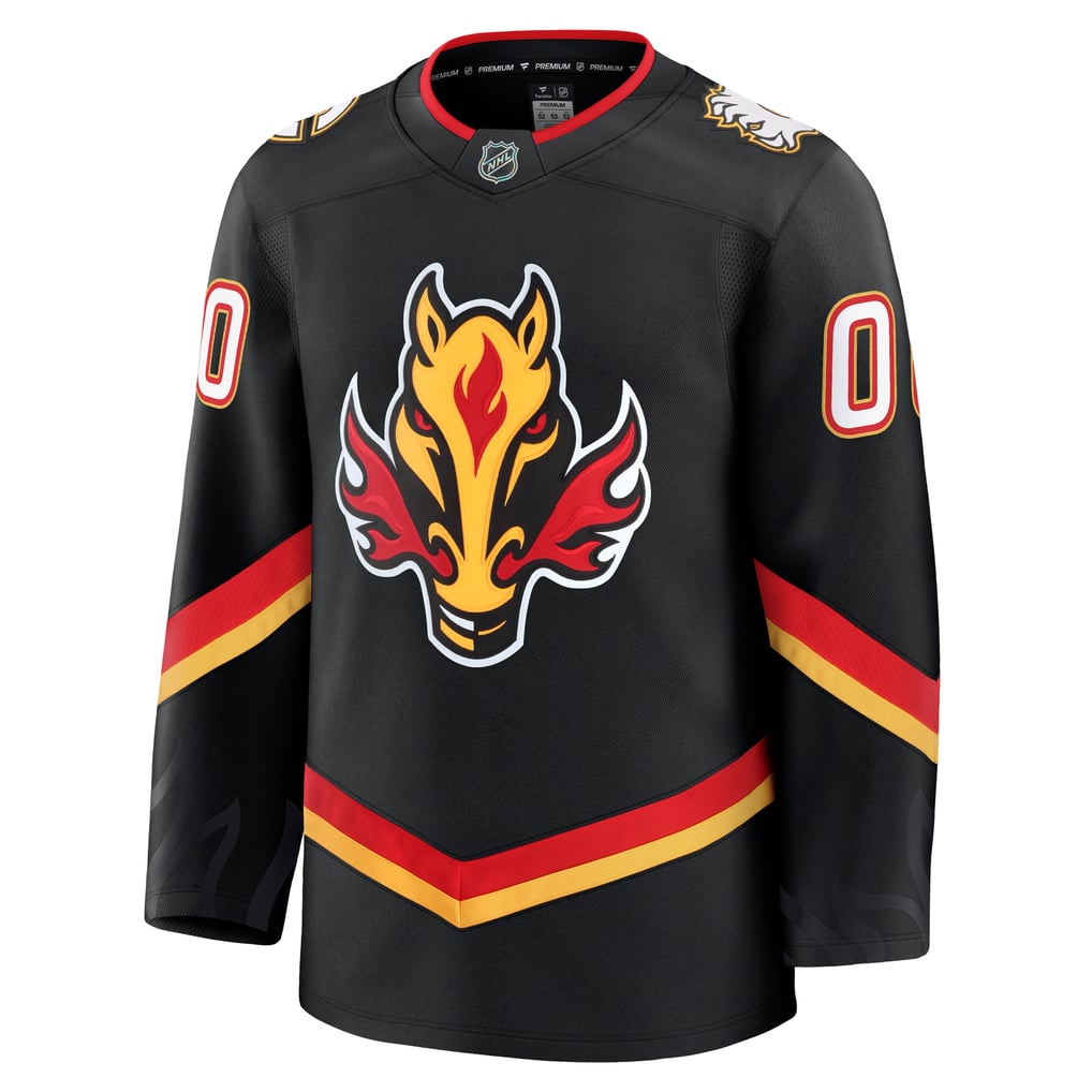 Hygo Shirts Calgary Flames Fanatics Alternate Premium Custom Jersey