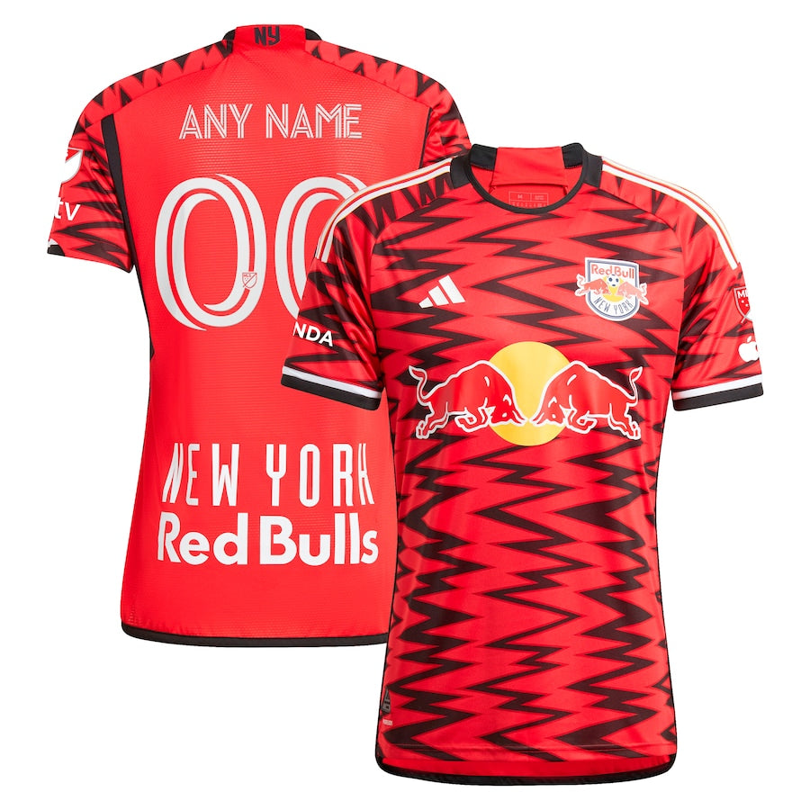 New York Red Bulls  2024 Legacy Authentic Customized Soccer Shirt – Red