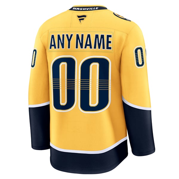 Hygo Shirts Nashville Predators Fanatics Home Premium Jersey - Gold
