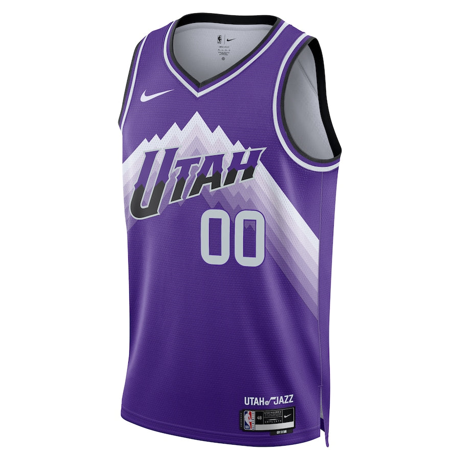 Utah Jazz  Unisex 2023/24 customized Swingman Shirt - Purple - City Edition