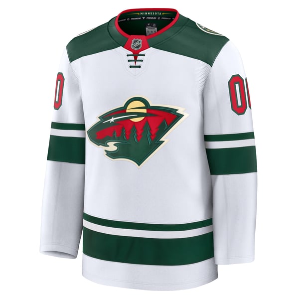 Hygo Shirts Fanatics Minnesota Wild Away Custom Jersey - White