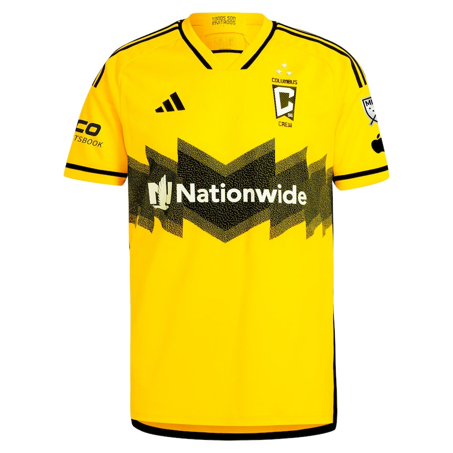 Men's Aidan Morris Columbus Crew 2024 The Home Kit Authentic Player Soccer Shirt - Yellow
