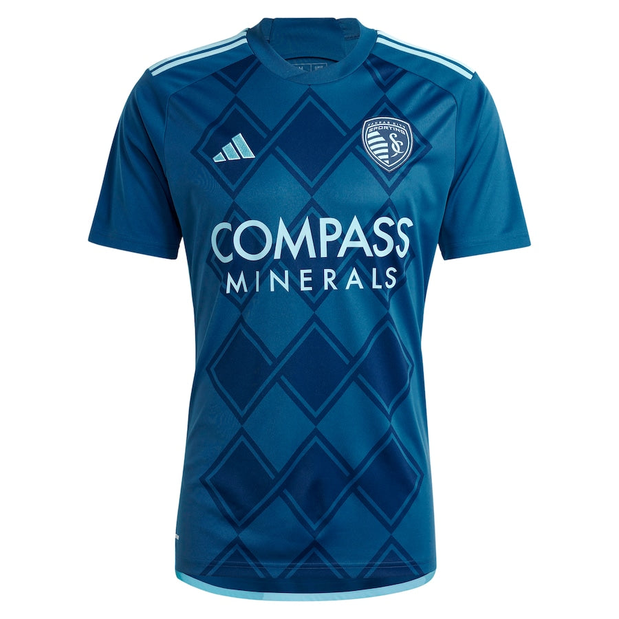 Johnny Russell Sporting Kansas City  2024 Diamonds Our Forever Player Soccer Shirt – Navy