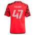 John Tolkin New York Red Bulls  2024 Legacy Player Soccer Shirt – Red